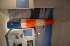 Airdrop to Aboa station in Antarctica exhibit in Natural History Museum of Helsinki