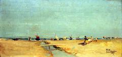 Ignacio Pinazo's painting of Playa Malvar