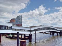 Überseebrücke at Hamburg Harbor