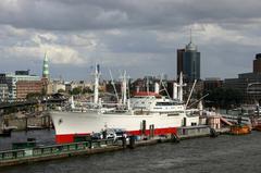 Cap San Diego cargo ship in Hamburg