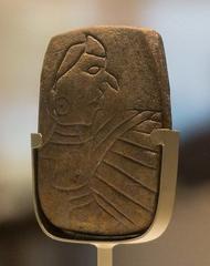 Birdman Tablet, a detailed ancient artifact with bird-like figure