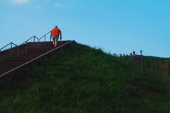 Monks Mound at Cahokia Mounds