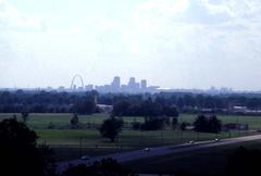 St. Louis, Missouri as seen from Monks Mound at Cahokia