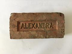 Bricks produced by Alexandra Brickworks stacked in a yard