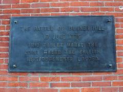 Battle of Bunker Hill plaque in Boston