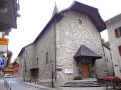 Église de Salvan in autumn