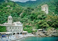 San Fruttuoso bay and ancient abbey