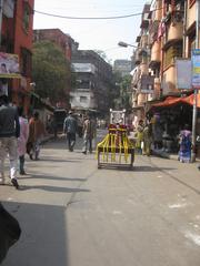 back alley of Randra Bharati University