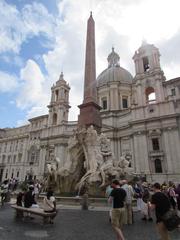 Fontana dei Quattro Fiumi in Piazza Navona, Rome