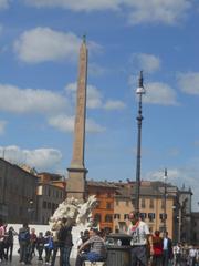 Fountain of the Four Rivers at Piazza Navona in Rome