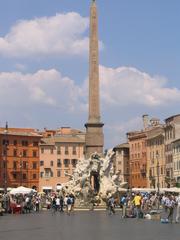 Obelisk in Piazza Navona Rome