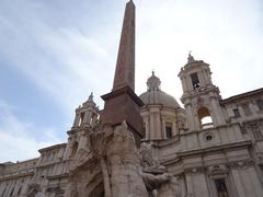 Piazza Navona in Rome on a sunny day