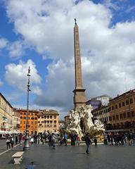 Fontana dei Quattro Fiumi in Piazza Navona, Rome