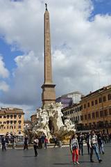 Fontana dei Quattro Fiumi in Piazza Navona, Rome