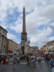 Fontana dei Quattro Fiumi in Piazza Navona, Rome