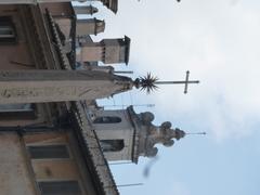 Roma Piazza della Rotonda with obelisk and Santissima Annunziata bell tower