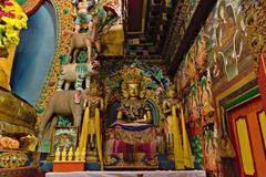 Tara statue at Tawang Monastery, Arunachal Pradesh, India