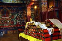 Tawang Monastery library interior