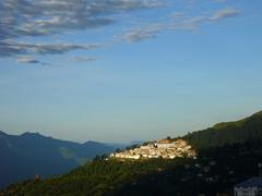 Birds eye view of Tawang Monastery