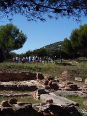 Olbia archaeological site on the Mediterranean coast