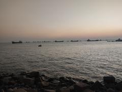 Bay of Bengal at Potenga point in Chittagong