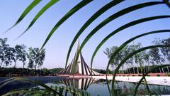 Jatiyo Smriti Soudho monument in Bangladesh