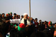 Abdul Kader Siddique at the National Martyrs’ Memorial