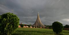 Jatiyo Smriti Soudho monument in Bangladesh