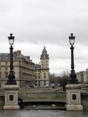 Lamp posts of the Pont Neuf in Paris