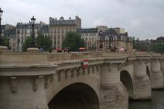 Pont Neuf bridge over the Seine River in Paris