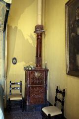 19th-century alcove with stove in Palazzo Pfanner, Lucca