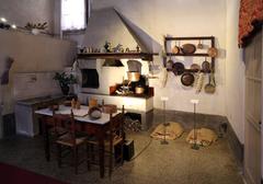 19th-century kitchen in Palazzo Pfanner, Lucca