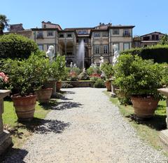 Palazzo Pfanner gardens in Lucca, Italy