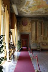 Palazzo Pfanner salone with Pietro Paolo Scorsini decorations