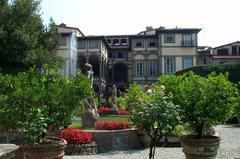 Pfanner gardens and Pfanner-Controni palace in Lucca, Italy