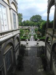 Palazzo Pfanner atrium in Lucca, Italy