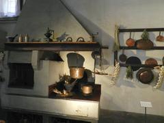 kitchen in Palazzo Pfanner, Lucca