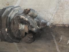 sculptures on the wall of the stairway in the former chapel of the palace of the Dukes of Burgundy in Lille, France