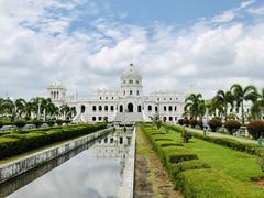 Promenade along Ujjayanta Palace