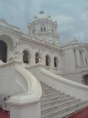 Ujjayanta Palace central dome and staircase