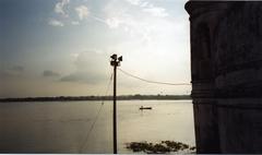 Neermahal palace surrounded by Rudrasagar Lake