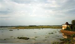 Neermahal Palace in Tripura, India, surrounded by Rudrasagar Lake