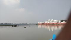 Neermahal palace on lake Twijilikma in Tripura