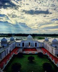 bird's eye view of Neermahal Garden