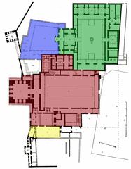 Plan of the Nasrid Palaces, Alhambra