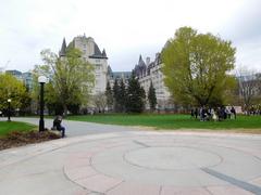 Major's Hill Park in Ottawa on a sunny day