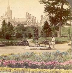 Postcard of Major's Hill Park in Ottawa ca. 1897