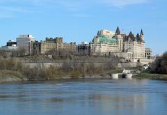 Ottawa river in Ottawa, Canada