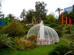 Panoramic view of Parc Phoenix with clear blue sky