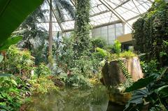 Parc Phoenix tropical greenhouse in Nice